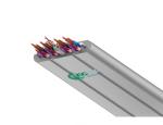 ECHU Flat Traveling Cable for Elevator use, Shielded Flat Travel Cable with STP
