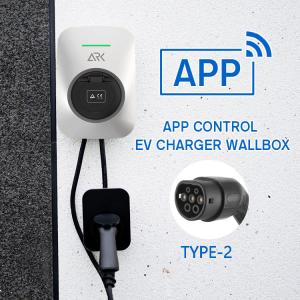 Wholesale 7KW 7.4KW Home Ev Charger SMART EV CHARGER 1 PHASE Wallbox With WIFI from china suppliers