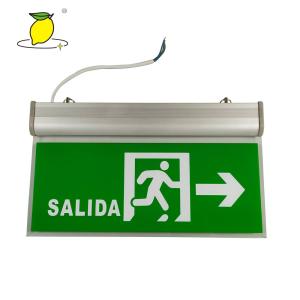 Wholesale Green Thermoplastic LED Emergency Exit Sign For Office Building from china suppliers