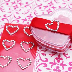 Wholesale Heart shape Rhinestone Mobile Phone Sticker Self-adhesive Rhinestone Stickers for wedding from china suppliers