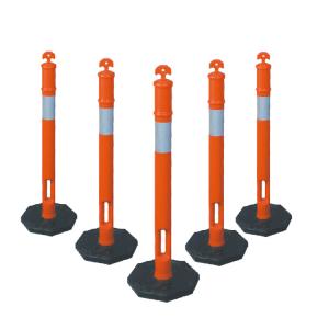 Wholesale Base size 41*41cm PE Elasticity Traffic Pole for Road Divider Warning Post SH-X010 from china suppliers