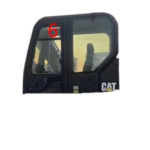 Wholesale CATERPILLAR Mini Digger Glass Replacement Tempered Windshield Left Door Upper Position NO.6 from china suppliers