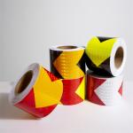 Biocolor Safety Reflective Conspicuity Tape Sticker Black And Yellow White And