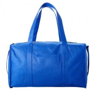 China Gym Blue Soft Sport / leisure duffle bag With Backpack Straps  on sale