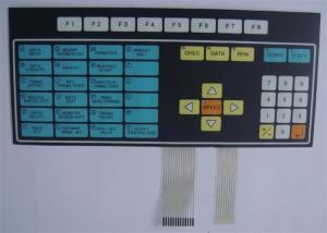 Wholesale 3M Adhesive Single Touch Screen Tactile Membrane Switch Keyboard 0.3mm - 1.5mm from china suppliers