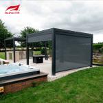 Motorized Waterproof Outdoor Garden Pergola 10" X 12" With Downpipe Size And RGB