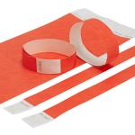 Snap Closure Waterproof and Durable Tyvek Wristbands for Events and Festivals