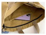 MEN'S AND WOMEN'S CROSSBODY BAG WASHED CANVAS THICKENED HANDBAG LARGE CAPACITY