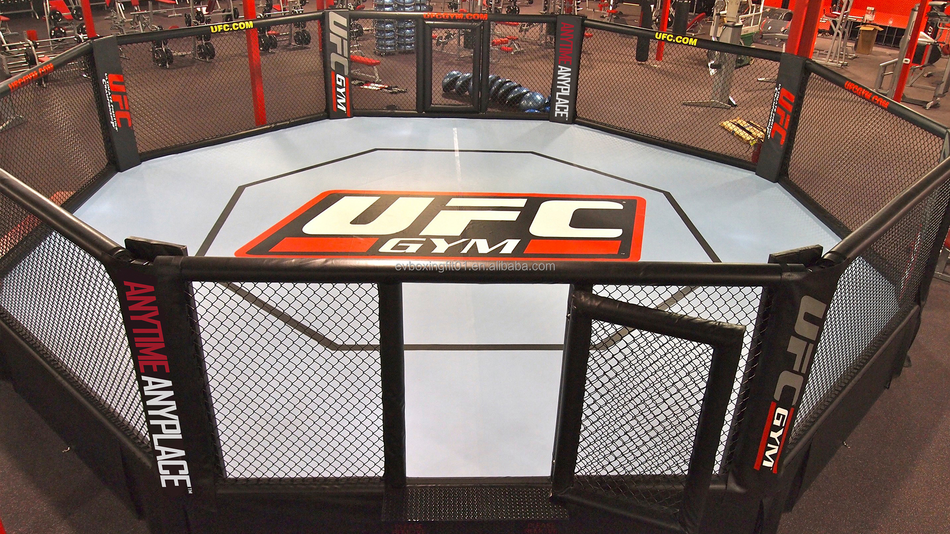 20FT Black Professional MMA Octagon Cage UFC Boxing Ring For Competition