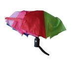 Foldable Rainbow Pongee Auto Open And Close Umbrella 21"x8k