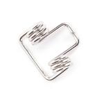 OEM Stainless Steel Bendable And Movable Torsion Spring For Paper Foldover Clip