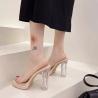 Buy cheap Womens High Heel Sandals In Swede Leather With Rubber Outsole And Sheep Suede from wholesalers