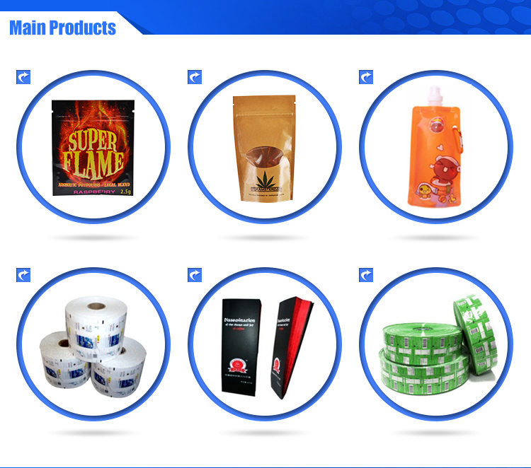 Zipper Powder Foil Packaging Bags Small Size Three Side Seal For Herbal And Tea