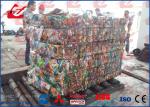 125 Ton Horizontal Baler Waste PET Bottle Baling Machine For Plastic Bottles And