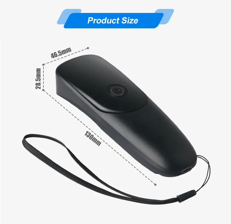 Bluetooth 2D Barcode Scanner DI9130-2D with CMOS Technology