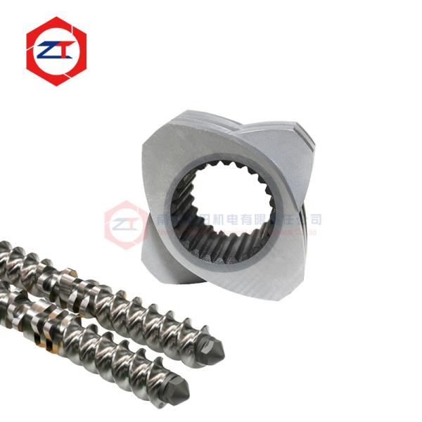 Durable Twin Screw Extruder Parts With HRC58-62 Hardness And Vacuum Quenching