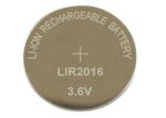 Eco Friendly Lithium Ion Button Cell LIR2016 15mAh 3.7V No Pollution