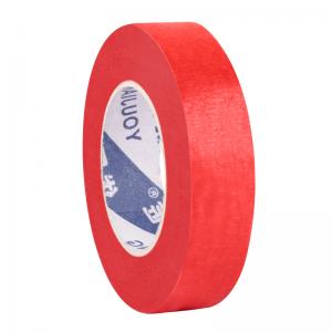 China Red Rubber Glue Painters Masking Tape Adhesive 12mm For Automotive on sale