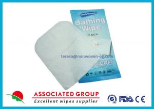 China Wet Nonwoven Exfoliating Hand Gloves For Medical , Baby Wipe Gloves on sale