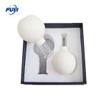 A Set Of 2 Piece Vacuum Cupping Rubber Straw Glass Cupping Noodle Cupping