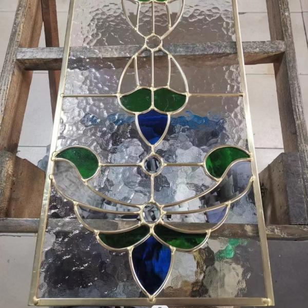 Customized Handmade Stained Glass Partition For Kitchen Living Room Restaurant