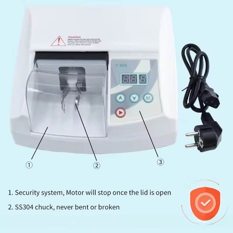 Dental Lab Use Noiseless Dental Amalgamator Electric Dental Amalgam Mixer Machine