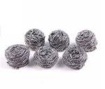 Washing Mesh Stainless Steel Scrubber , Helical Structure 410 Stainless Scouring