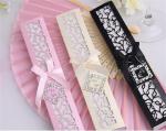Multicolor Bamboo Paper Folding Hand Fans Manual Plain For wedding