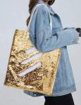 Customizable DIY Sublimation Blanks Magic Reversible Sequin Tote Bag 40*34cm