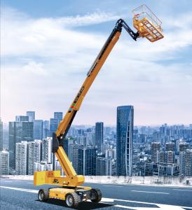 Wholesale 28m 4WD Towable Telescopic Boom Lifting Aerial Platform lift Price with Best Quality from china suppliers