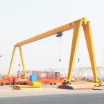Double Speed Single Girder Gantry Crane , 3T - 16T Outdoor Gantry Crane
