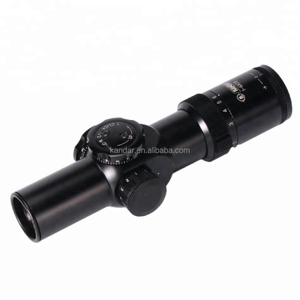 11mm/21mm Base Width 1-6X28 Red and Green Illuminated Light Scope