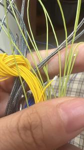 Wholesale Polyester Coated Yarn PVC Stirling Yarn Customize Coating Thread Sewing Waxed Thread from china suppliers