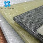 Decoration Laminated Wired Glass , Custom Acid Etched Toughened Glass