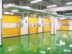 2.0mm Stainless Steel Frame Electric High Speed Doors With English Man-Machine