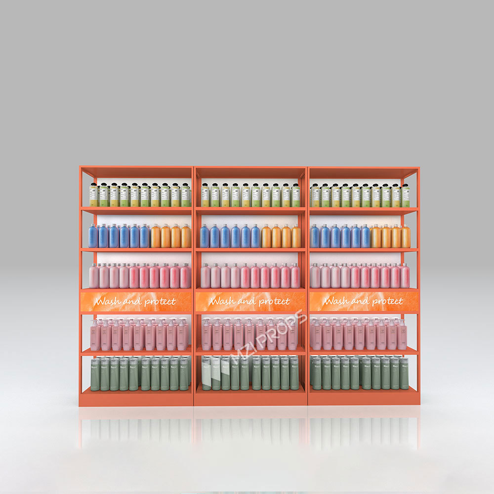 Wash And Protect Cabinet Multi-functional Beauty Store Display Rack for Skincare Store Design and Retail Store Decoration