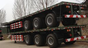 Wholesale 40 Ton 2/3/4 Axle Low Flatbed Trailer Truck Bed Tractor Trailer Trucks from china suppliers