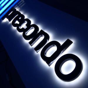 Wholesale Shopfront Translucent Acrylic Backlit Letters Signs 40cm For Companies from china suppliers