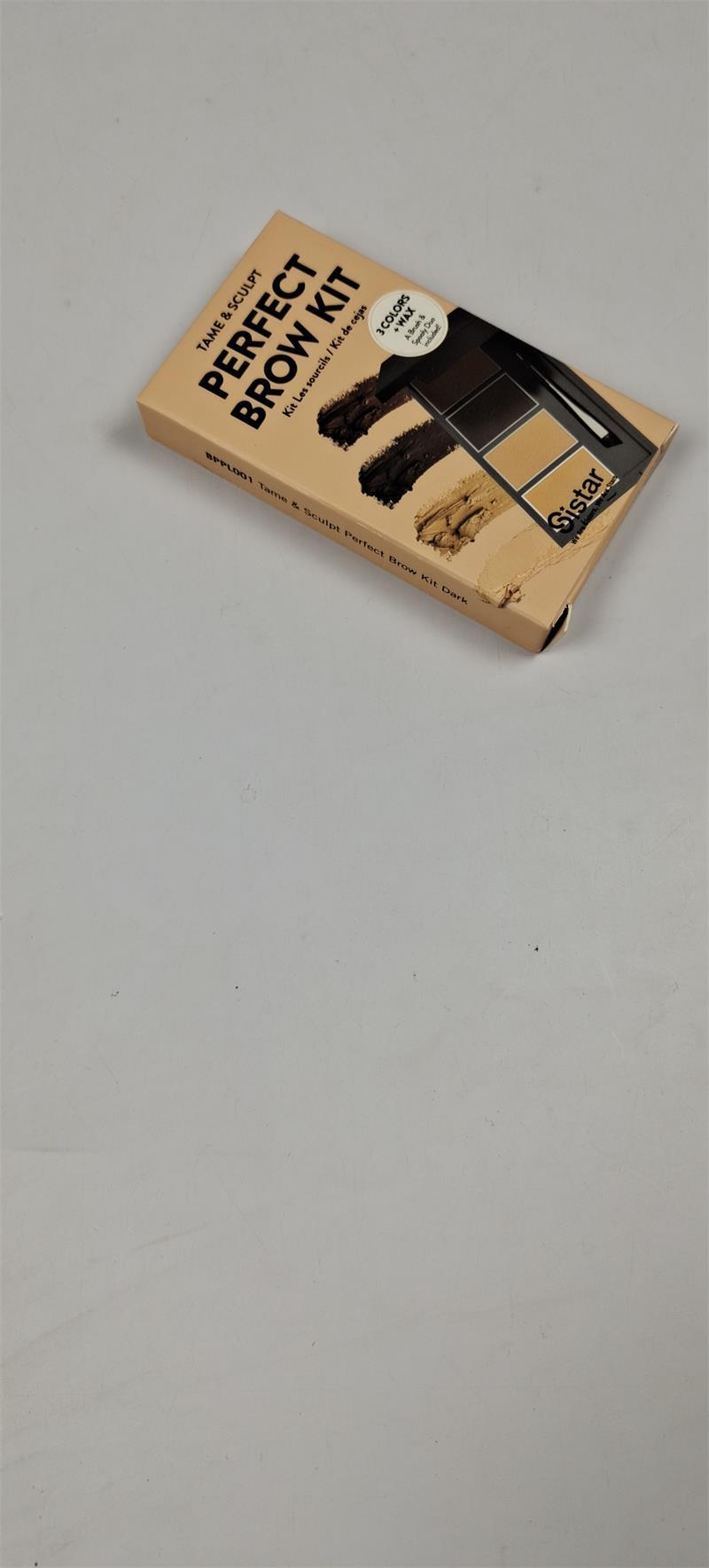 Recyclable Perfect Brow Kit Folding Cosmetics Fancy Packaging Box Production Time 7-15 Days ≤ 1000pcs Rectangular