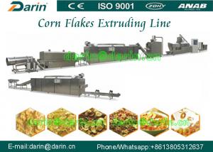 China Double screw extruder Corn Flakes Processing Line / equipment / machinery on sale