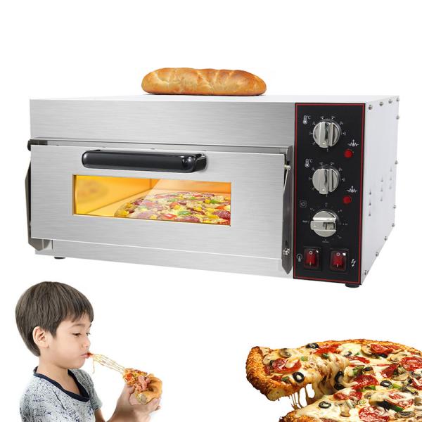 2000W Single Pizza Oven for Professional Pizza Makers in Bakery Restaurant