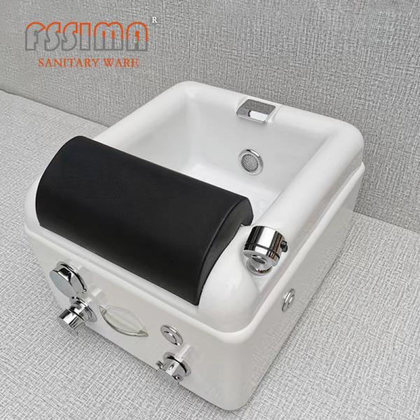 Waterfall Intake Portable Spa Pedicure Tub No Plumbing Electric Acrylic Foot Tub