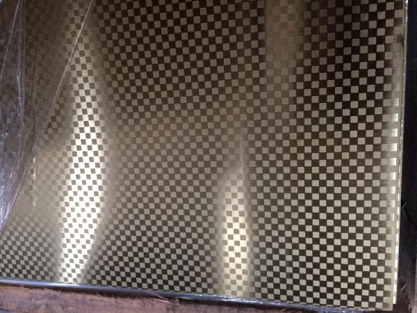 201 Embossed Stainless Steel Sheet With Titanium Color Manufacturers In China