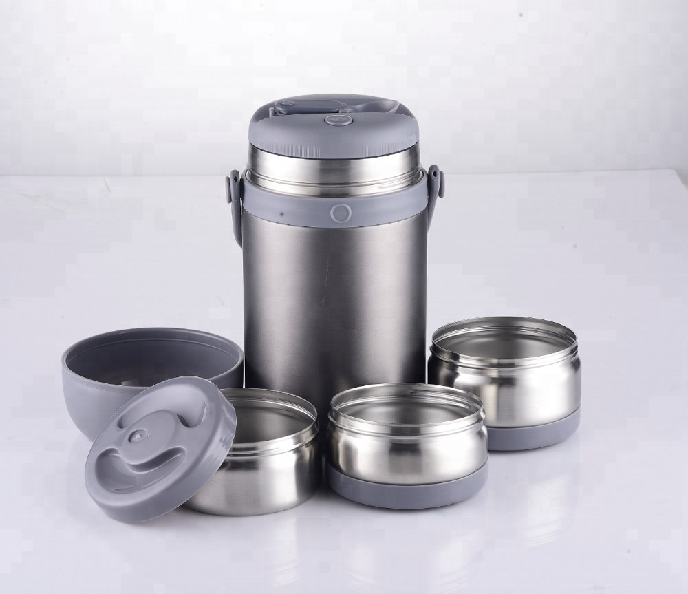 Vacuum Insulated Stainless Steel Food Jar / Thermos Food Containers 1800ml