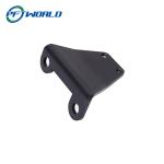 Black Bracket Sheet Metal Bending Parts Powder Coating OEM ODM Custom Size