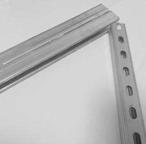 Wholesale Durable Silver Slotted Strut C Channel / Galvanized U Channel 41mm X 41mm from china suppliers