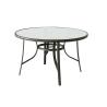Buy cheap Anticorrosive Tempered Glass Round Dining Table Scratch Resistant from wholesalers