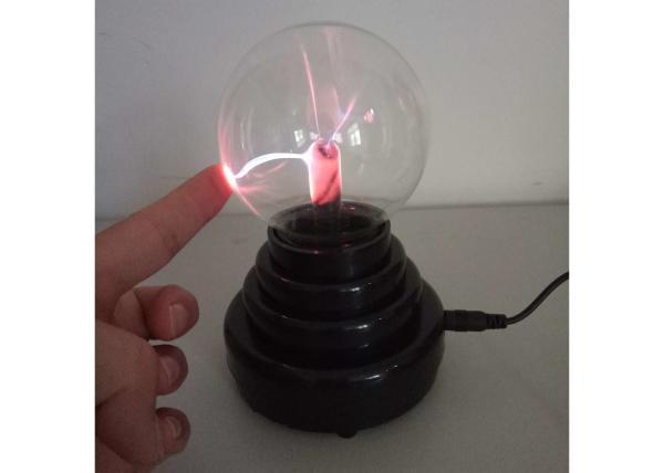 Sound Active USB Magic Light 4 inch Plasma Light Ball For Kid Toy Desk