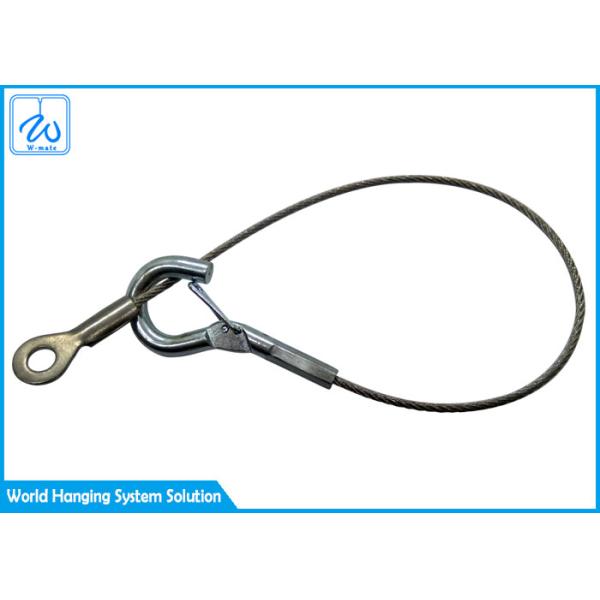 Anti Corrosion 1/2" 7*7 7*19 Steel Wire Rope Galvanized With Hook
