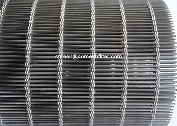 Stainless Steel 304 316 Architectural Decorative Wire Mesh Curtain Woven Wire
